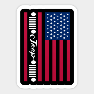 American Jeep Sticker